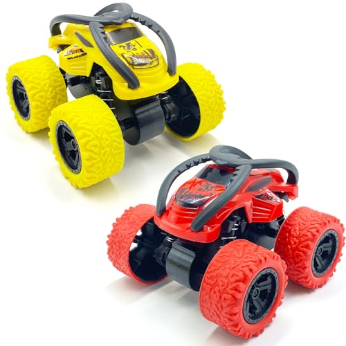 Yeefunjoy 2 Stück Monstertruck Auto Spielzeug, 360 Grad Rotierende Trägheit Fahrzeug Auto Kinder Spielzeug Zurückziehen Auto Trägheit Reibungsbetriebene Geschenke für 3-10 Jahre Jungen Mädchen Kinder Yeefunjoy 2 Stück Monstertruck Auto Spielzeug, 360 Grad Rotierende Trägheit Fahrzeug Auto Kinder Spielzeug Zurückziehen Auto Trägheit Reibungsbetriebene Geschenke für 3-10 Jahre Jungen Mädchen Kinder von Yeefunjoy