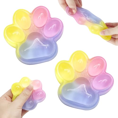 Yeefunjoy 2 Stück Squishy Cat Paw, Taba Squishy Kawaii Weich Cat Paw Sensorisches Spielzeug Pfoten, Süß Tierpfoten Squeeze Spielzeug Katzenpfoten Stressabbau Squishy Fidget Toys für Kinder Erwachsene Yeefunjoy 2 Stück Squishy Cat Paw, Taba Squishy Kawaii Weich Cat Paw Sensorisches Spielzeug Pfoten, Süß Tierpfoten Squeeze Spielzeug Katzenpfoten Stressabbau Squishy Fidget Toys für Kinder Erwachsene von Yeefunjoy