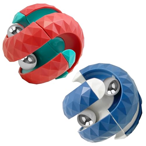 Yeefunjoy 2PCS Rotierender Fingerwürfel Orbit Ball, Fidget Hand Sensorisches Würfelperlen Gyro Spielzeug, Rotating Cube Angst Stressabbau, Labyrinth Weihnachts Party Geburtstagsgeschenke Kinder Yeefunjoy 2PCS Rotierender Fingerwürfel Orbit Ball, Fidget Hand Sensorisches Würfelperlen Gyro Spielzeug, Rotating Cube Angst Stressabbau, Labyrinth Weihnachts Party Geburtstagsgeschenke Kinder von Yeefunjoy