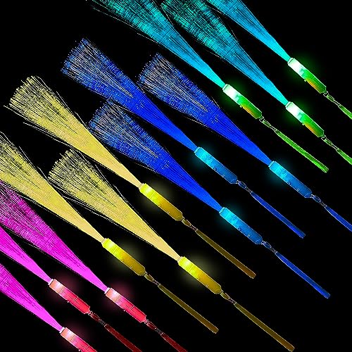Yeefunjoy Glasfaser Leuchtstab, 12 Stück LED leuchtstäbe Partyzubehör knicklichter Kinder mit 3 Multicolor Lichtmodi, Leuchtstäbe Bunte, Leuchtstäbe für Konzerte Veranstaltung Geburtstag Hochzeit Yeefunjoy Glasfaser Leuchtstab, 12 Stück LED leuchtstäbe Partyzubehör knicklichter Kinder mit 3 Multicolor Lichtmodi, Leuchtstäbe Bunte, Leuchtstäbe für Konzerte Veranstaltung Geburtstag Hochzeit von Yeefunjoy