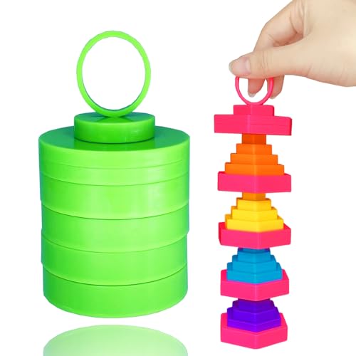 Yeefunjoy Magischer Falzblock, Buntes Sensorisches Zappelspielzeug Stapeln von Laternen zum Stressabbau Handgehalten Ausfahren Einziehen Fingerspielzeug Spinning Spielzeug Partygeschenke für Kinder Yeefunjoy Magischer Falzblock, Buntes Sensorisches Zappelspielzeug Stapeln von Laternen zum Stressabbau Handgehalten Ausfahren Einziehen Fingerspielzeug Spinning Spielzeug Partygeschenke für Kinder von Yeefunjoy