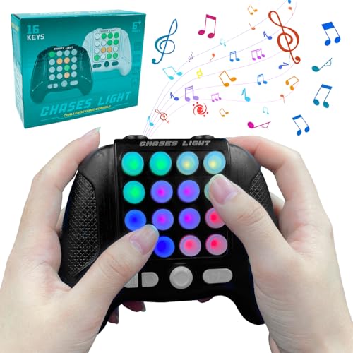 Yeefunjoy Quick Push Spielzeug, Pop Game Push Controller Fidget It Spiel mit 5 Modi Kinderspielzeug, Antistress Spielzeug Handheld-Spielekonsole Elektronisches Geschenke für Kinder Teens Erwachsene von Yeefunjoy