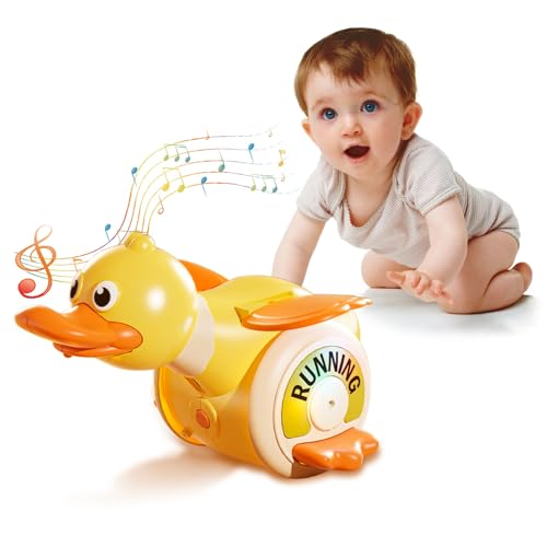 Yeelan Krabbelnde Baby Spielzeug, Musik Babyspielzeug für 6-12-18 Monate, Krabbelspielzeug Musikalische mit Lichter und Musik, Interaktives Baby Geschenk Kinderspielzeug Junge Mädchen von Yeelan