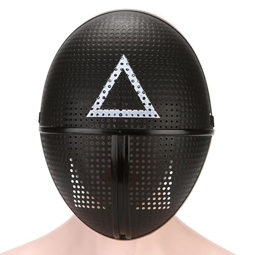 Yeesabella Koreanische traditionelle Game Guard Maske, Neuheit Masken Kreis Dreieck Quadrat Boss Frontman Gesichtsmaske für Soldat - Wächter Spieler Kostüm Karneval Mottoparty Dreieck Yeesabella Koreanische traditionelle Game Guard Maske, Neuheit Masken Kreis Dreieck Quadrat Boss Frontman Gesichtsmaske für Soldat - Wächter Spieler Kostüm Karneval Mottoparty Dreieck von Yeesabella