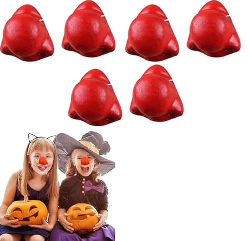 Yeesabella Lustiger Clown-Schwammbälle, lustiges Zirkus-Kostüm, Zubehör für Partys, Aufführungen und Events, 6 Stück von Yeesabella