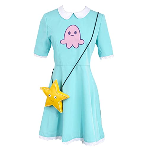 Yejue Evil Magic Prinzessin Stern Schmetterling Erwachsene Frauen Mädchen Lolita Kleid Cosplay Kostüm mit Stern Tasche (Kind S, Kindergröße) von Yejue