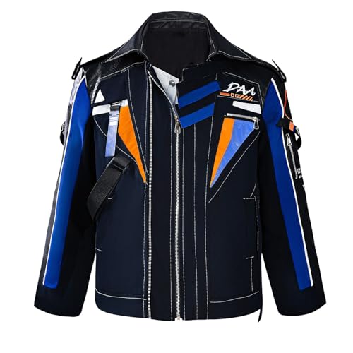 Yejue Game Cos Caleb Kavier Cosplay-Kostüme, Cos Jacke, Mantel, lässiges Spiel, Anime-Events, Show, Halloween, Party-Outfit Yejue Game Cos Caleb Kavier Cosplay-Kostüme, Cos Jacke, Mantel, lässiges Spiel, Anime-Events, Show, Halloween, Party-Outfit von Yejue