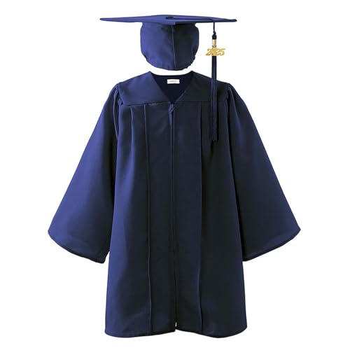 2025 Abschlusskleid Set Kinder Toga für Grundschule mit Umhang und Hut verziert Abschlussfeier Performance-Kostüm Toga Uniform und Touch Kinder 4-10 Jahre 2025 Abschlusskleid Set Kinder Toga für Grundschule mit Umhang und Hut verziert Abschlussfeier Performance-Kostüm Toga Uniform und Touch Kinder 4-10 Jahre von Yekdmxop