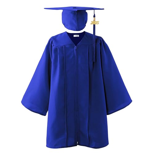2025 Abschlusskleid Set Kinder Toga für Grundschule mit Umhang und Hut verziert Abschlussfeier Performance-Kostüm Toga Uniform und Touch Kinder 4-10 Jahre 2025 Abschlusskleid Set Kinder Toga für Grundschule mit Umhang und Hut verziert Abschlussfeier Performance-Kostüm Toga Uniform und Touch Kinder 4-10 Jahre von Yekdmxop