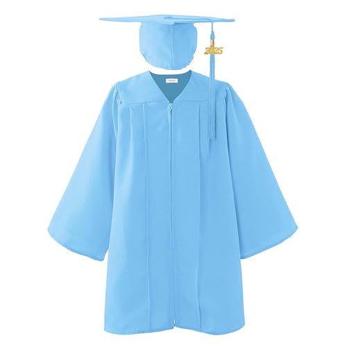 2025 Abschlusskleid Set Kinder Toga für Grundschule mit Umhang und Hut verziert Abschlussfeier Performance-Kostüm Toga Uniform und Touch Kinder 4-10 Jahre 2025 Abschlusskleid Set Kinder Toga für Grundschule mit Umhang und Hut verziert Abschlussfeier Performance-Kostüm Toga Uniform und Touch Kinder 4-10 Jahre von Yekdmxop