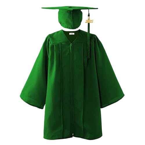 2025 Abschlusskleid Set Kinder Toga für Grundschule mit Umhang und Hut verziert Abschlussfeier Performance-Kostüm Toga Uniform und Touch Kinder 4-10 Jahre 2025 Abschlusskleid Set Kinder Toga für Grundschule mit Umhang und Hut verziert Abschlussfeier Performance-Kostüm Toga Uniform und Touch Kinder 4-10 Jahre von Yekdmxop