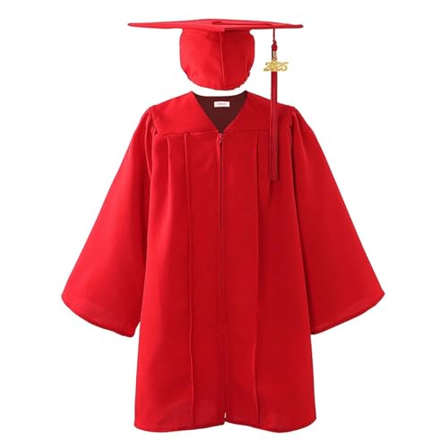 2025 Abschlusskleid Set Kinder Toga für Grundschule mit Umhang und Hut verziert Abschlussfeier Performance-Kostüm Toga Uniform und Touch Kinder 4-10 Jahre 2025 Abschlusskleid Set Kinder Toga für Grundschule mit Umhang und Hut verziert Abschlussfeier Performance-Kostüm Toga Uniform und Touch Kinder 4-10 Jahre von Yekdmxop