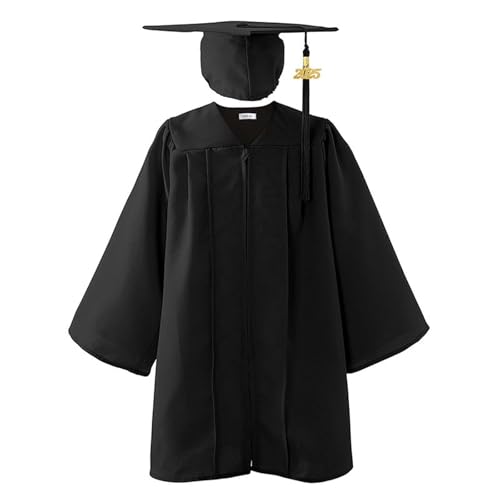 2025 Abschlusskleid Set Kinder Toga für Grundschule mit Umhang und Hut verziert Abschlussfeier Performance-Kostüm Toga Uniform und Touch Kinder 4-10 Jahre 2025 Abschlusskleid Set Kinder Toga für Grundschule mit Umhang und Hut verziert Abschlussfeier Performance-Kostüm Toga Uniform und Touch Kinder 4-10 Jahre von Yekdmxop