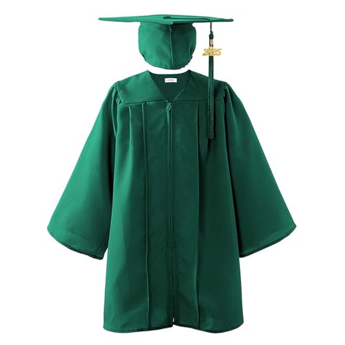 2025 Abschlusskleid Set Kinder Toga für Grundschule mit Umhang und Hut verziert Abschlussfeier Performance-Kostüm Toga Uniform und Touch Kinder 4-10 Jahre 2025 Abschlusskleid Set Kinder Toga für Grundschule mit Umhang und Hut verziert Abschlussfeier Performance-Kostüm Toga Uniform und Touch Kinder 4-10 Jahre von Yekdmxop