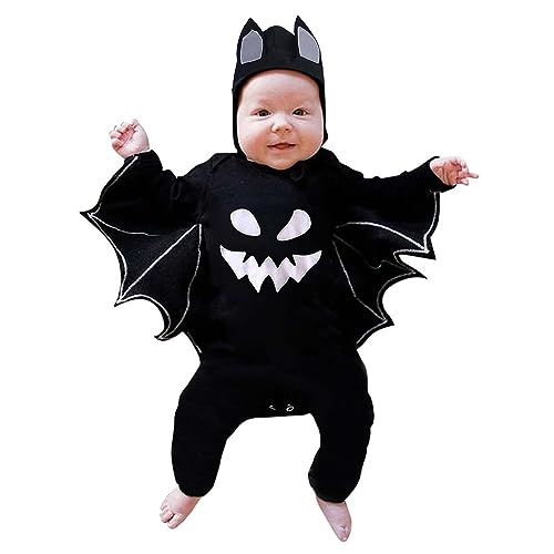 Halloween Kostüm Neugeborenes Kind Skelett Kleid Halloween Mädchen Neugeborene Kostüme Karneval Neugeborene Lustige Fledermaus Komplett mit Kapuze Ohren Strampler Kinder Outfits Set Strampler Jungen Halloween Kostüm Neugeborenes Kind Skelett Kleid Halloween Mädchen Neugeborene Kostüme Karneval Neugeborene Lustige Fledermaus Komplett mit Kapuze Ohren Strampler Kinder Outfits Set Strampler Jungen von Yekdmxop