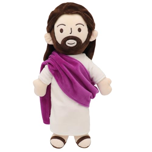 Yelakey Jesus Plüsch Jesus gefüllte Puppe Religiöse Ostergeschenke für Kinder Party Favors (Lila) von Yelakey
