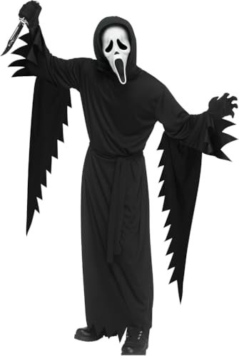 Yelingling Halloween Anime Cosplay Kostüm Anime Haken Kostüm Bleeding Ghost Knife, Schwarz Herrenkleider (Erwachsene, M) von Yelingling