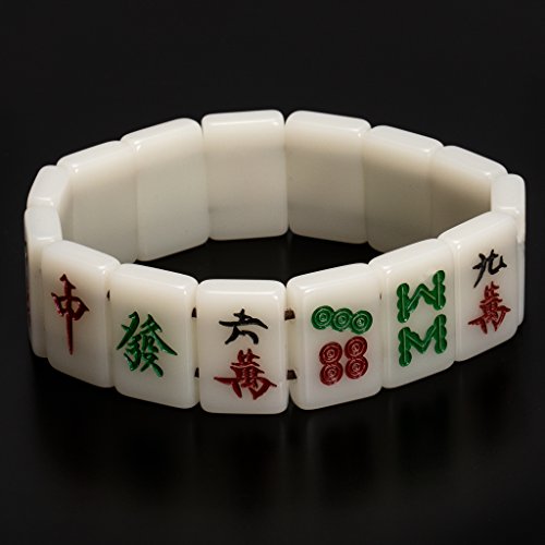 Yellow Mountain Imports Mahjong Dehnbares Mini-Ziegel Armband von Yellow Mountain Imports