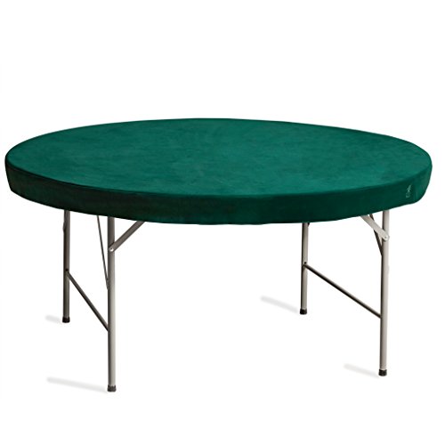 Yellow Mountain Imports Professional Grade Green Round Table Cover for Card Games, Mahjong, Board Games, Dice Games, and More - 61.2" von Yellow Mountain Imports