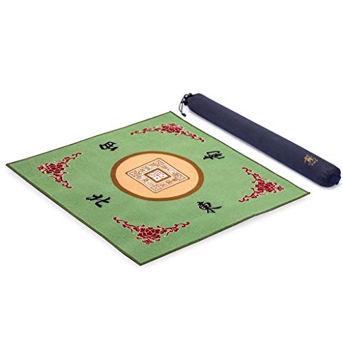 Yellow Mountain Imports Tischauflage für Mahjong, Poker, Kartenspiele, Brettspiele, für alle Spielsteine und Dominosteine - Grün, 79 Zentimeters Yellow Mountain Imports Tischauflage für Mahjong, Poker, Kartenspiele, Brettspiele, für alle Spielsteine und Dominosteine - Grün, 79 Zentimeters von Yellow Mountain Imports