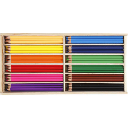 Buntstifte, Mine 3 mm, Sortierte Farben, 144 Stk/ 1 Pck Buntstifte, Mine 3 mm, Sortierte Farben, 144 Stk/ 1 Pck von YellowLine