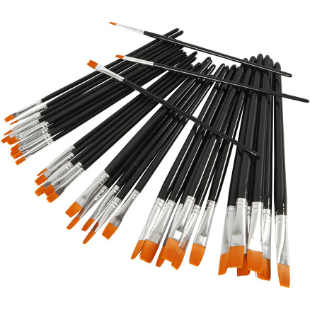 YellowLine Pinsel-Set, Nr. 0+2+4+8+12+16, 36 Stk/ 1 Pck von YellowLine
