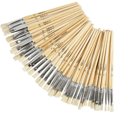 YellowLine Pinsel-Set, Nr. 6+8+10+12, 48 Stk/ 1 Pck von YellowLine