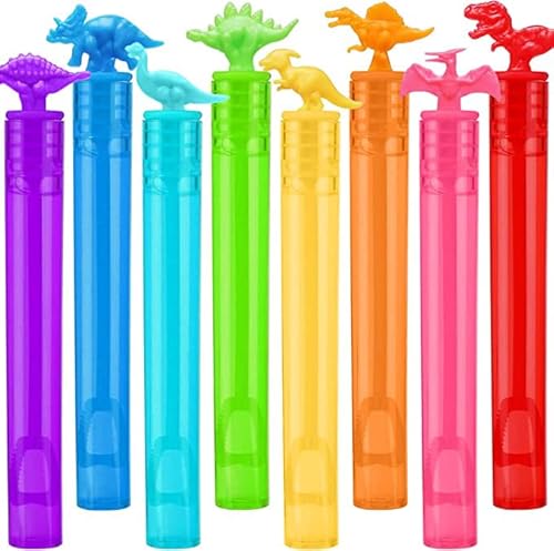 32Pcs Seifenblasen, Kinder Dino Spielzeug Seifenblasen Stäbe, Bunte Bubbles Seifenblasen Mitgebsel für Kindergeburtstag Hochzeit Garten Karneval Junge Mädchen Dinosaurier Party Geschenke 32Pcs Seifenblasen, Kinder Dino Spielzeug Seifenblasen Stäbe, Bunte Bubbles Seifenblasen Mitgebsel für Kindergeburtstag Hochzeit Garten Karneval Junge Mädchen Dinosaurier Party Geschenke von YeoNational&Toys