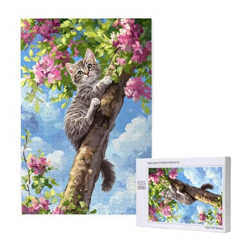 Puzzle 120 Teile Baum Puzzles für Erwachsene Katze HD Puzzel Anspruchsvolles und Lustig Kreatives Unterhaltungsspiel, DIY Holzpuzzle für Erwachsene Als Feiertage Zimmer Deko Geschenk fur Frauen M-1175 Puzzle 120 Teile Baum Puzzles für Erwachsene Katze HD Puzzel Anspruchsvolles und Lustig Kreatives Unterhaltungsspiel, DIY Holzpuzzle für Erwachsene Als Feiertage Zimmer Deko Geschenk fur Frauen M-1175 von Yeogcohe