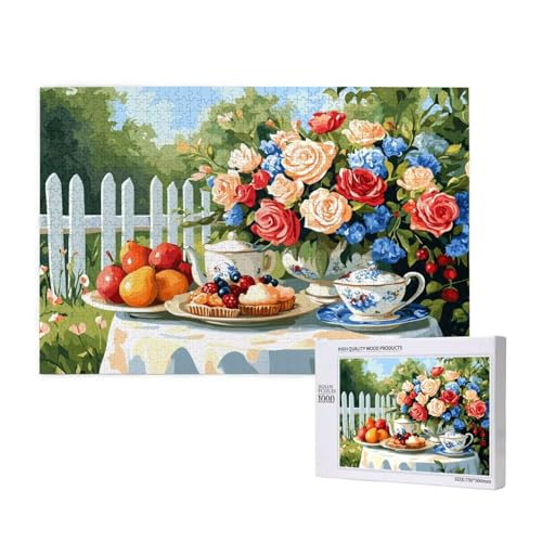 Puzzle 120 Teile Blume Puzzles für Erwachsene Kaffee HD Puzzel Anspruchsvolles und Lustig Kreatives Unterhaltungsspiel, DIY Holzpuzzle für Erwachsene Als Feiertage Deko Geschenk fur Frauen M-519 Puzzle 120 Teile Blume Puzzles für Erwachsene Kaffee HD Puzzel Anspruchsvolles und Lustig Kreatives Unterhaltungsspiel, DIY Holzpuzzle für Erwachsene Als Feiertage Deko Geschenk fur Frauen M-519 von Yeogcohe