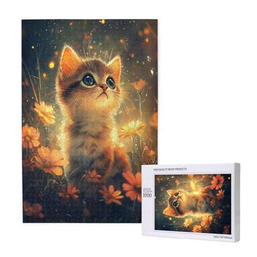 Puzzle 120 Teile Blume Puzzles für Erwachsene Katze HD Puzzel Anspruchsvolles und Lustig Kreatives Unterhaltungsspiel, DIY Holzpuzzle für Erwachsene Als Feiertage Deko Geschenk fur Frauen M-1107 Puzzle 120 Teile Blume Puzzles für Erwachsene Katze HD Puzzel Anspruchsvolles und Lustig Kreatives Unterhaltungsspiel, DIY Holzpuzzle für Erwachsene Als Feiertage Deko Geschenk fur Frauen M-1107 von Yeogcohe