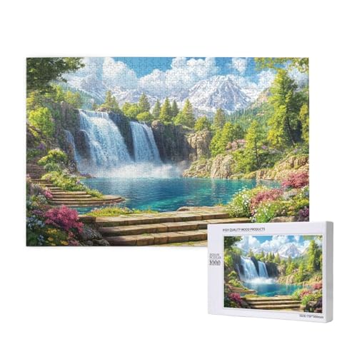 Puzzle 120 Teile Fallen Puzzles für Erwachsene Landschaft HD Puzzel Anspruchsvolles und Lustig Kreatives Unterhaltungsspiel, DIY Holzpuzzle für Erwachsene Als Feiertage Geschenk fur Frauen M-55 Puzzle 120 Teile Fallen Puzzles für Erwachsene Landschaft HD Puzzel Anspruchsvolles und Lustig Kreatives Unterhaltungsspiel, DIY Holzpuzzle für Erwachsene Als Feiertage Geschenk fur Frauen M-55 von Yeogcohe