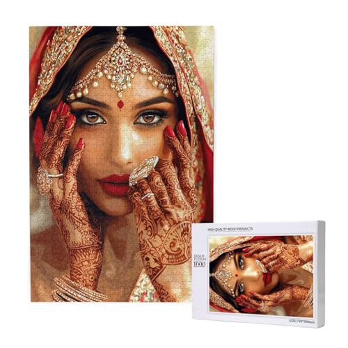 Puzzle 120 Teile Frau Puzzles für Erwachsene Indien HD Puzzel Anspruchsvolles und Lustig Kreatives Unterhaltungsspiel, DIY Holzpuzzle für Erwachsene Als Feiertage Deko Geschenk fur Frauen M-1155 Puzzle 120 Teile Frau Puzzles für Erwachsene Indien HD Puzzel Anspruchsvolles und Lustig Kreatives Unterhaltungsspiel, DIY Holzpuzzle für Erwachsene Als Feiertage Deko Geschenk fur Frauen M-1155 von Yeogcohe
