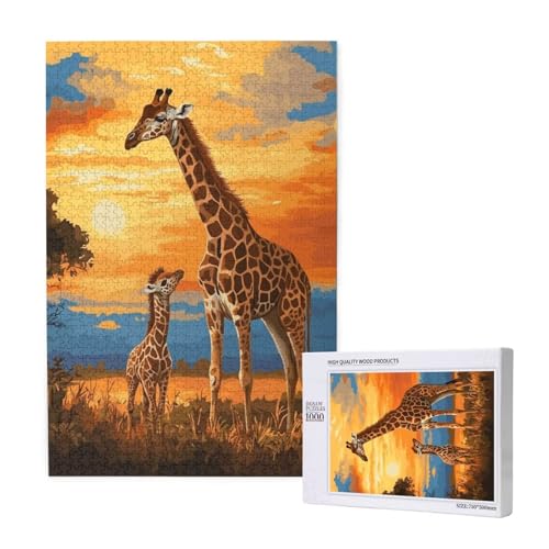 Puzzle 120 Teile Giraffe Puzzles für Erwachsene Tier HD Puzzel Anspruchsvolles und Lustig Kreatives Unterhaltungsspiel, DIY Holzpuzzle für Erwachsene Als Feiertage Deko Geschenk fur Frauen M-1116 Puzzle 120 Teile Giraffe Puzzles für Erwachsene Tier HD Puzzel Anspruchsvolles und Lustig Kreatives Unterhaltungsspiel, DIY Holzpuzzle für Erwachsene Als Feiertage Deko Geschenk fur Frauen M-1116 von Yeogcohe