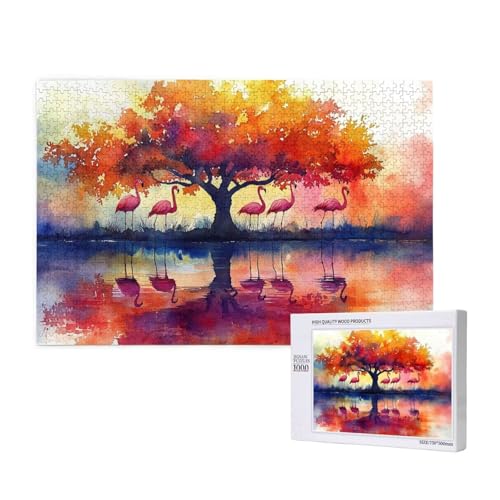 Puzzle 120 Teile Herbst Puzzles für Erwachsene Flamingo HD Puzzel Anspruchsvolles und Lustig Kreatives Unterhaltungsspiel, DIY Holzpuzzle für Erwachsene Als Feiertage Geschenk fur Frauen M-1067 Puzzle 120 Teile Herbst Puzzles für Erwachsene Flamingo HD Puzzel Anspruchsvolles und Lustig Kreatives Unterhaltungsspiel, DIY Holzpuzzle für Erwachsene Als Feiertage Geschenk fur Frauen M-1067 von Yeogcohe