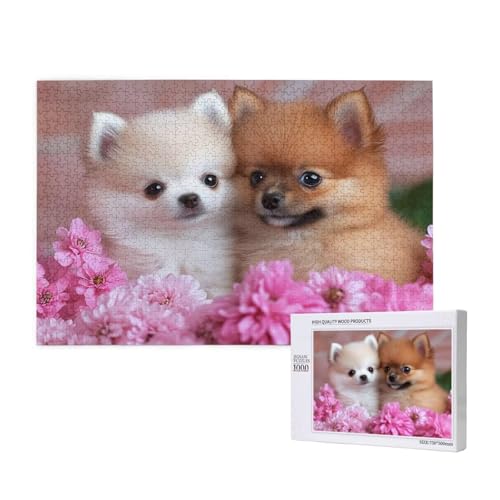 Puzzle 120 Teile Hund Puzzles für Erwachsene Blume HD Puzzel Anspruchsvolles und Lustig Kreatives Unterhaltungsspiel, DIY Holzpuzzle für Erwachsene Als Feiertage Zimmer Deko Geschenk fur Frauen M-984 Puzzle 120 Teile Hund Puzzles für Erwachsene Blume HD Puzzel Anspruchsvolles und Lustig Kreatives Unterhaltungsspiel, DIY Holzpuzzle für Erwachsene Als Feiertage Zimmer Deko Geschenk fur Frauen M-984 von Yeogcohe