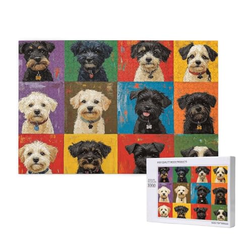 Puzzle 120 Teile Hund Puzzles für Erwachsene Niedlich HD Puzzel Anspruchsvolles und Lustig Kreatives Unterhaltungsspiel, DIY Holzpuzzle für Erwachsene Als Feiertage Deko Geschenk fur Frauen M-67 Puzzle 120 Teile Hund Puzzles für Erwachsene Niedlich HD Puzzel Anspruchsvolles und Lustig Kreatives Unterhaltungsspiel, DIY Holzpuzzle für Erwachsene Als Feiertage Deko Geschenk fur Frauen M-67 von Yeogcohe