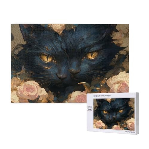 Puzzle 120 Teile Katze Puzzles für Erwachsene Blume HD Puzzel Anspruchsvolles und Lustig Kreatives Unterhaltungsspiel, DIY Holzpuzzle für Erwachsene Als Feiertage Zimmer Deko Geschenk fur Frauen M-6 Puzzle 120 Teile Katze Puzzles für Erwachsene Blume HD Puzzel Anspruchsvolles und Lustig Kreatives Unterhaltungsspiel, DIY Holzpuzzle für Erwachsene Als Feiertage Zimmer Deko Geschenk fur Frauen M-6 von Yeogcohe
