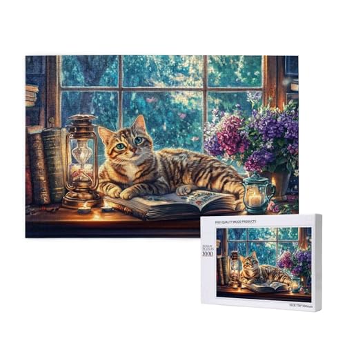 Puzzle 120 Teile Katze Puzzles für Erwachsene Tier HD Puzzel Anspruchsvolles und Lustig Kreatives Unterhaltungsspiel, DIY Holzpuzzle für Erwachsene Als Feiertage Zimmer Deko Geschenk fur Frauen M-465 Puzzle 120 Teile Katze Puzzles für Erwachsene Tier HD Puzzel Anspruchsvolles und Lustig Kreatives Unterhaltungsspiel, DIY Holzpuzzle für Erwachsene Als Feiertage Zimmer Deko Geschenk fur Frauen M-465 von Yeogcohe