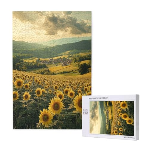 Puzzle 120 Teile Landschaft Puzzles für Erwachsene Sonnenblume HD Puzzel Anspruchsvolles und Lustig Kreatives Unterhaltungsspiel, DIY Holzpuzzle für Erwachsene Als Feiertage Geschenk fur Frauen M-1520 Puzzle 120 Teile Landschaft Puzzles für Erwachsene Sonnenblume HD Puzzel Anspruchsvolles und Lustig Kreatives Unterhaltungsspiel, DIY Holzpuzzle für Erwachsene Als Feiertage Geschenk fur Frauen M-1520 von Yeogcohe