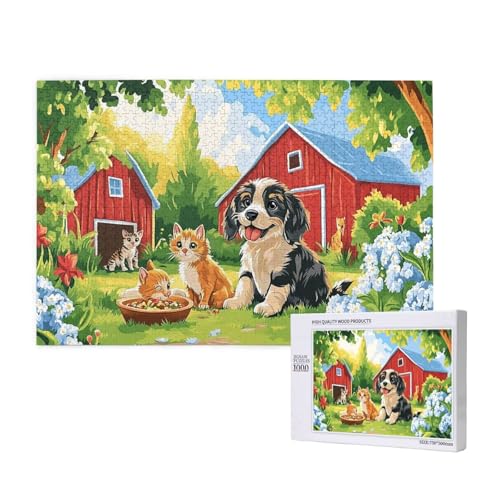 Puzzle 120 Teile Niedlich Puzzles für Erwachsene Tier HD Puzzel Anspruchsvolles und Lustig Kreatives Unterhaltungsspiel, DIY Holzpuzzle für Erwachsene Als Feiertage Deko Geschenk fur Frauen M-501 von Yeogcohe