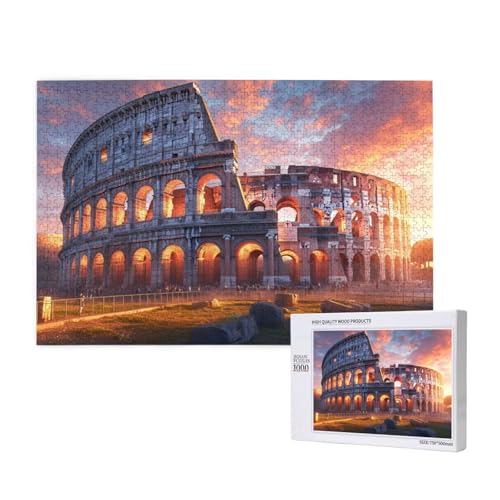 Puzzle 120 Teile Rom Puzzles für Erwachsene Kolosseum HD Puzzel Anspruchsvolles und Lustig Kreatives Unterhaltungsspiel, DIY Holzpuzzle für Erwachsene Als Feiertage Deko Geschenk fur Frauen M-19 Puzzle 120 Teile Rom Puzzles für Erwachsene Kolosseum HD Puzzel Anspruchsvolles und Lustig Kreatives Unterhaltungsspiel, DIY Holzpuzzle für Erwachsene Als Feiertage Deko Geschenk fur Frauen M-19 von Yeogcohe
