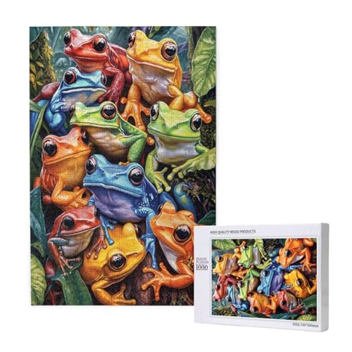 Puzzle 120 Teile Tier Puzzles für Erwachsene Frosch HD Puzzel Anspruchsvolles und Lustig Kreatives Unterhaltungsspiel, DIY Holzpuzzle für Erwachsene Als Feiertage Deko Geschenk fur Frauen M-1191 Puzzle 120 Teile Tier Puzzles für Erwachsene Frosch HD Puzzel Anspruchsvolles und Lustig Kreatives Unterhaltungsspiel, DIY Holzpuzzle für Erwachsene Als Feiertage Deko Geschenk fur Frauen M-1191 von Yeogcohe