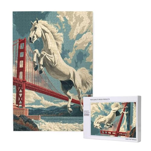 Puzzle 120 Teile Tier Puzzles für Erwachsene Pferd HD Puzzel Anspruchsvolles und Lustig Kreatives Unterhaltungsspiel, DIY Holzpuzzle für Erwachsene Als Feiertage Zimmer Deko Geschenk fur Frauen M-1248 Puzzle 120 Teile Tier Puzzles für Erwachsene Pferd HD Puzzel Anspruchsvolles und Lustig Kreatives Unterhaltungsspiel, DIY Holzpuzzle für Erwachsene Als Feiertage Zimmer Deko Geschenk fur Frauen M-1248 von Yeogcohe