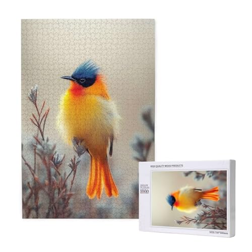 Puzzle 120 Teile Tier Puzzles für Erwachsene Vogel HD Puzzel Anspruchsvolles und Lustig Kreatives Unterhaltungsspiel, DIY Holzpuzzle für Erwachsene Als Feiertage Zimmer Deko Geschenk fur Frauen M-1608 von Yeogcohe