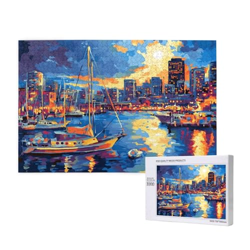 Puzzle 120 Teile Venedig Puzzles für Erwachsene Landschaft HD Puzzel Anspruchsvolles und Lustig Kreatives Unterhaltungsspiel, DIY Holzpuzzle für Erwachsene Als Feiertage Geschenk fur Frauen M-400 von Yeogcohe