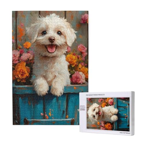 Puzzle 1500 Teile Blume Puzzles für Erwachsene Hund HD Puzzel Anspruchsvolles und Lustig Kreatives Unterhaltungsspiel, DIY Holzpuzzle für Erwachsene Als Feiertage Deko Geschenk fur Frauen M-1458 Puzzle 1500 Teile Blume Puzzles für Erwachsene Hund HD Puzzel Anspruchsvolles und Lustig Kreatives Unterhaltungsspiel, DIY Holzpuzzle für Erwachsene Als Feiertage Deko Geschenk fur Frauen M-1458 von Yeogcohe
