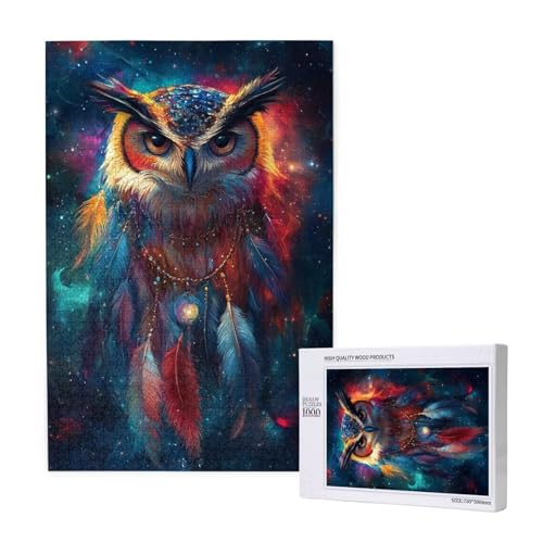 Puzzle 1500 Teile Eule Puzzles für Erwachsene Traumfänger HD Puzzel Anspruchsvolles und Lustig Kreatives Unterhaltungsspiel, DIY Holzpuzzle für Erwachsene Als Feiertage Geschenk fur Frauen M-1655 Puzzle 1500 Teile Eule Puzzles für Erwachsene Traumfänger HD Puzzel Anspruchsvolles und Lustig Kreatives Unterhaltungsspiel, DIY Holzpuzzle für Erwachsene Als Feiertage Geschenk fur Frauen M-1655 von Yeogcohe