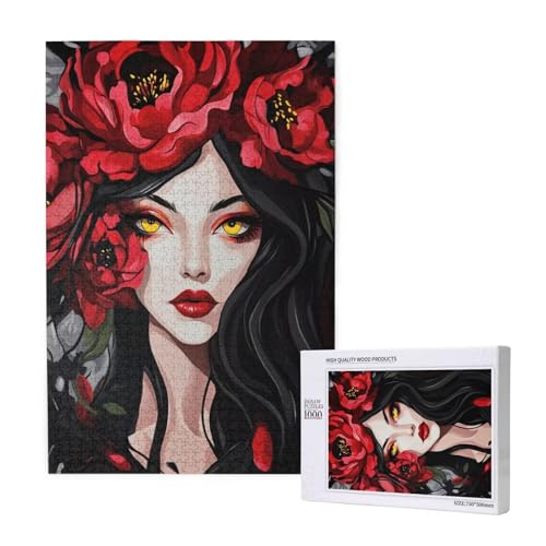 Puzzle 1500 Teile Frau Puzzles für Erwachsene Blume HD Puzzel Anspruchsvolles und Lustig Kreatives Unterhaltungsspiel, DIY Holzpuzzle für Erwachsene Als Feiertage Deko Geschenk fur Frauen M-1311 Puzzle 1500 Teile Frau Puzzles für Erwachsene Blume HD Puzzel Anspruchsvolles und Lustig Kreatives Unterhaltungsspiel, DIY Holzpuzzle für Erwachsene Als Feiertage Deko Geschenk fur Frauen M-1311 von Yeogcohe