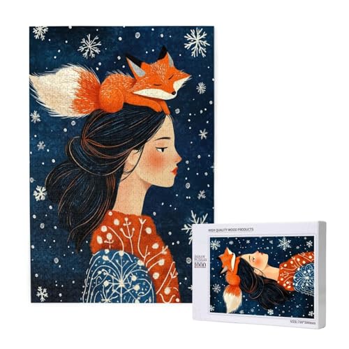 Puzzle 1500 Teile Karikatur Puzzles für Erwachsene Mädchen HD Puzzel Anspruchsvolles und Lustig Kreatives Unterhaltungsspiel, DIY Holzpuzzle für Erwachsene Als Feiertage Geschenk fur Frauen M-1298 von Yeogcohe